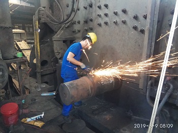 破碎机转子轴磨损采用索雷技术快速修复